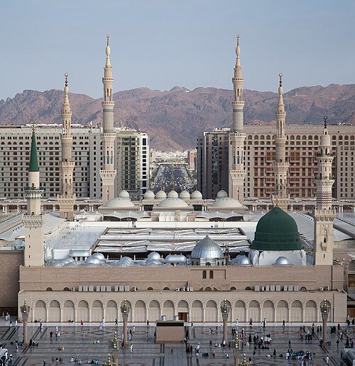 Masjid an-Nabawi, the Prophet's Mosque in Madinah